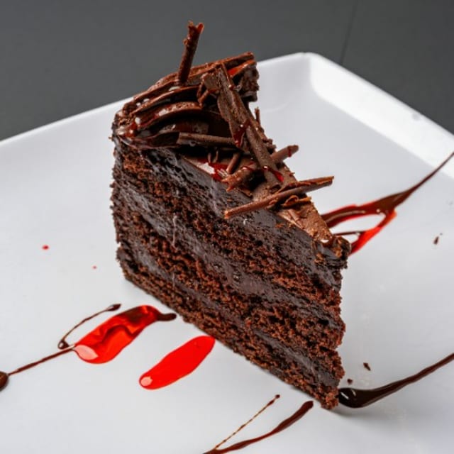 Chocolate Mousse Cake.