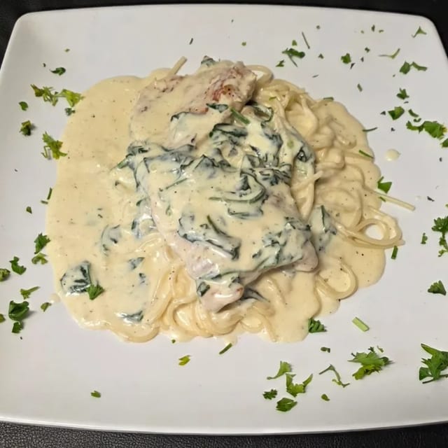 Chicken Albanese Lunch Portion.