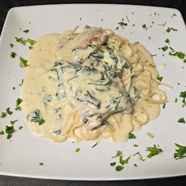 Chicken Albanese.